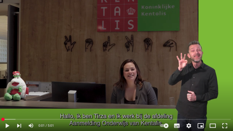 Afbeelding van video aanmelden onderwijs Kentalis